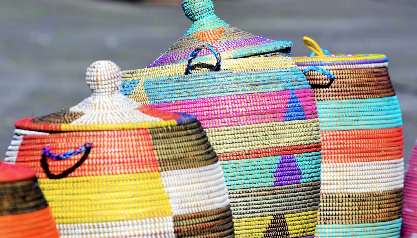 Republic of Congo - Seagrass baskets in Republic of Congo