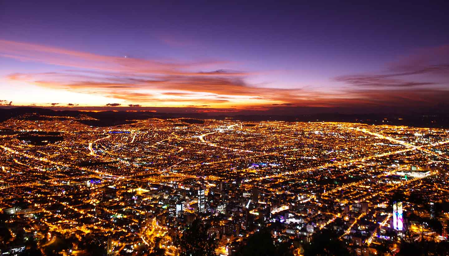 Bogotá - Sunset at Bogota, Colombia