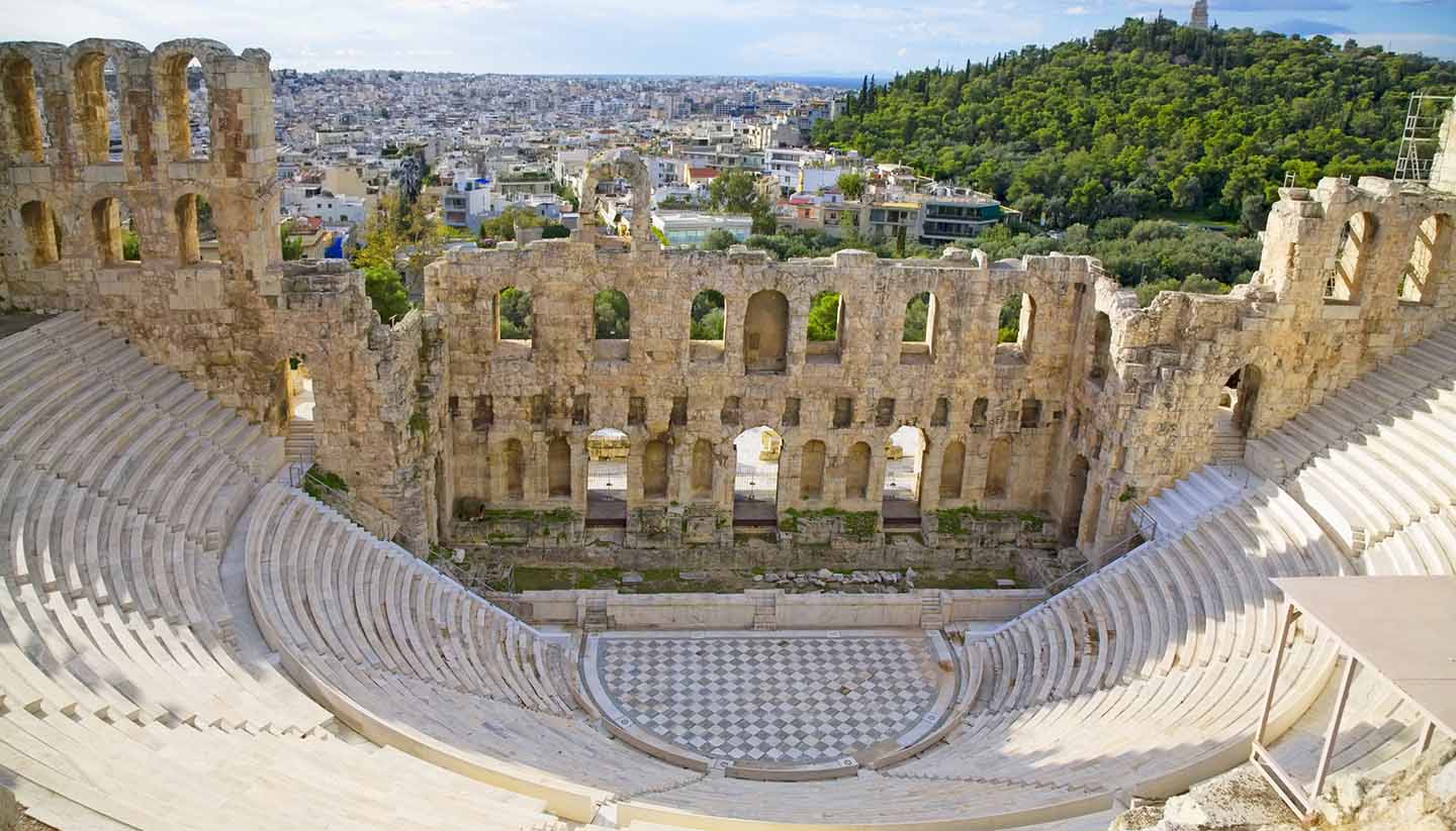 Athens - Odeon of Herodes Atticus, Greece