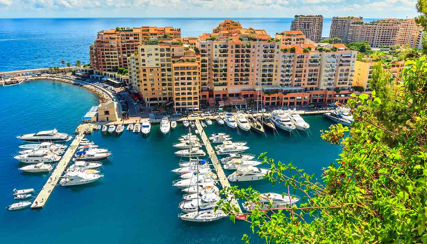 Monaco - Luxury Harbor in The Monte Carlo, Monaco