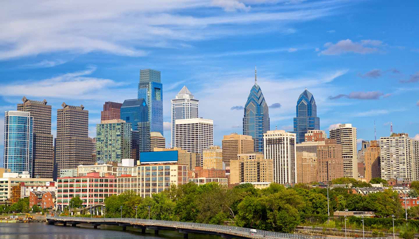 Pennsylvania - Philadelphia skyline, Pennsylvania, USA