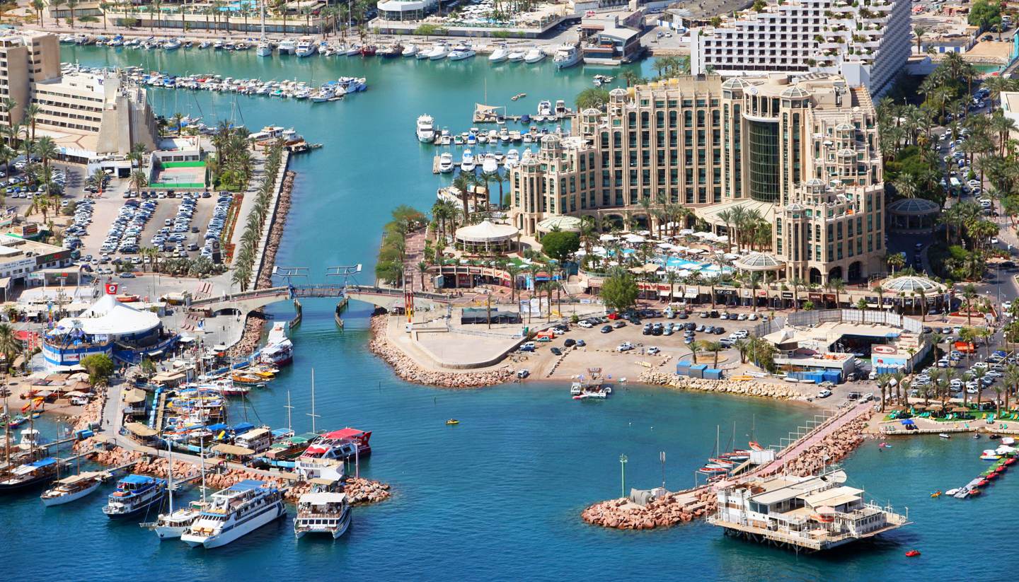 Eilat - Aerial view of Eilat