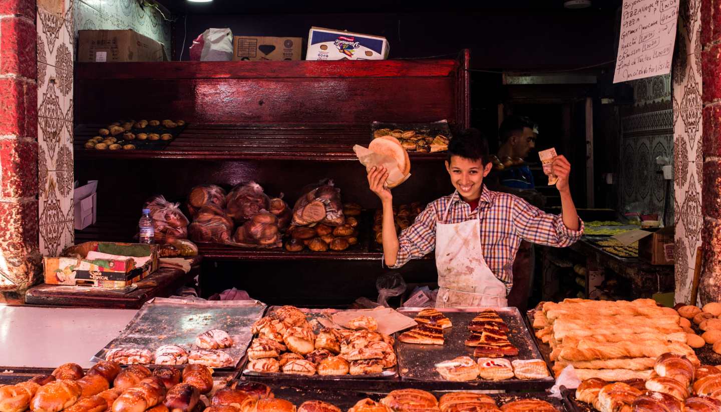 Casablanca - Baker boy in Casablanca, Morocco