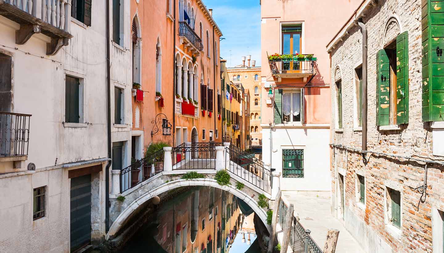 Venice - Scenic Canal in Venice, Italy