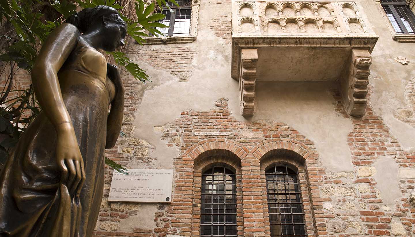 Verona - Juliet Capulet's balcony in Verona, Italy