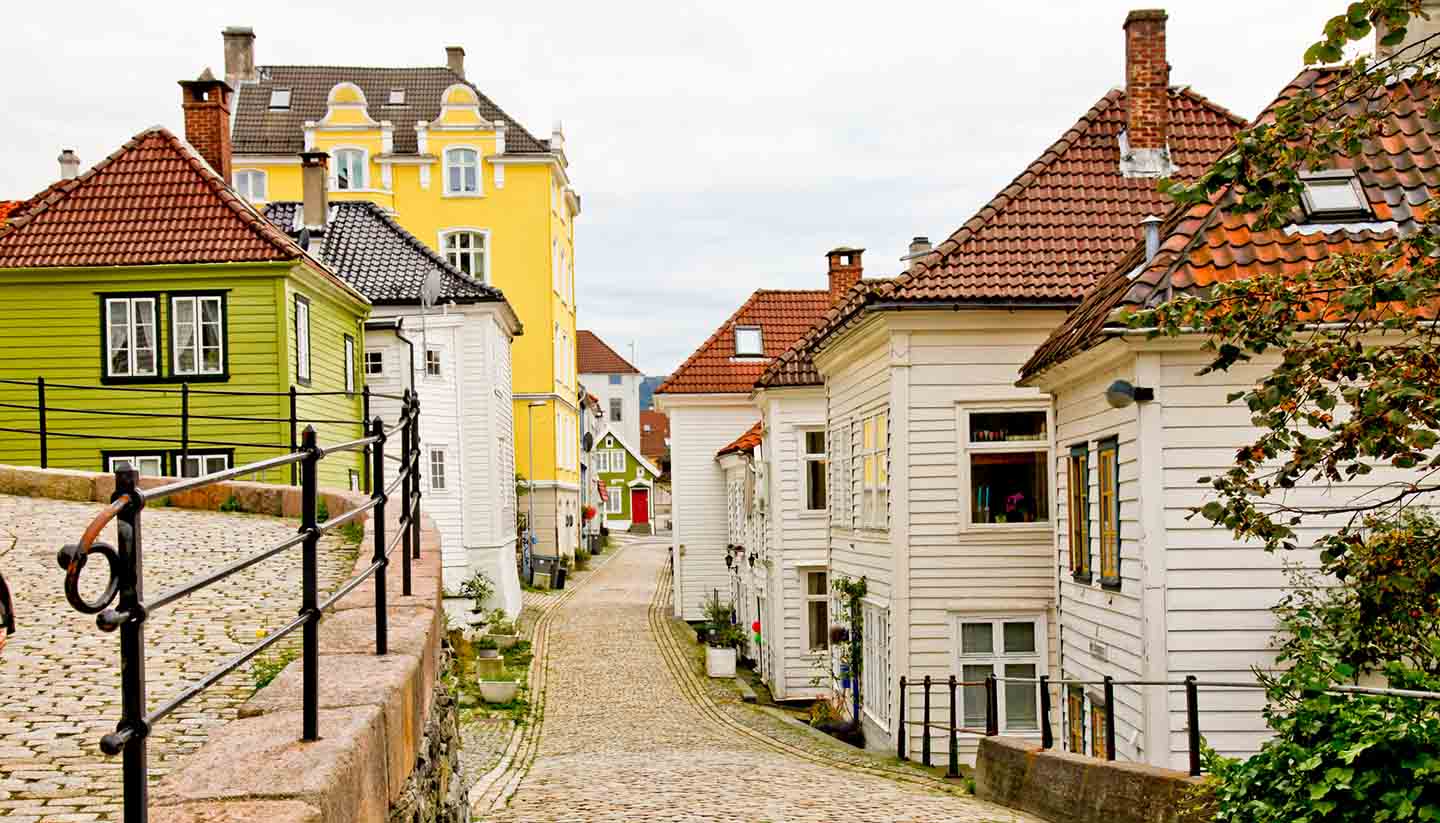 Bergen - Old Town Bergen City, Norway