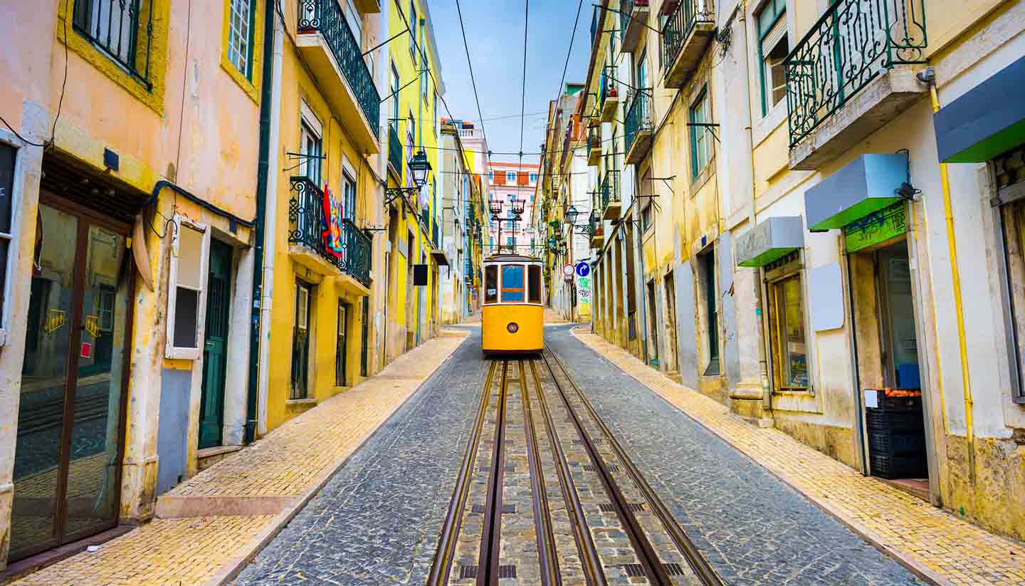 Lisbon - Tram, Lisbon, Portugal