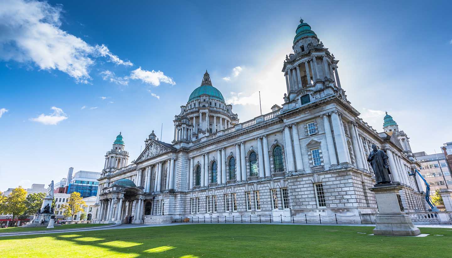 Belfast - Belfast's City Hall, North Ireland, UK