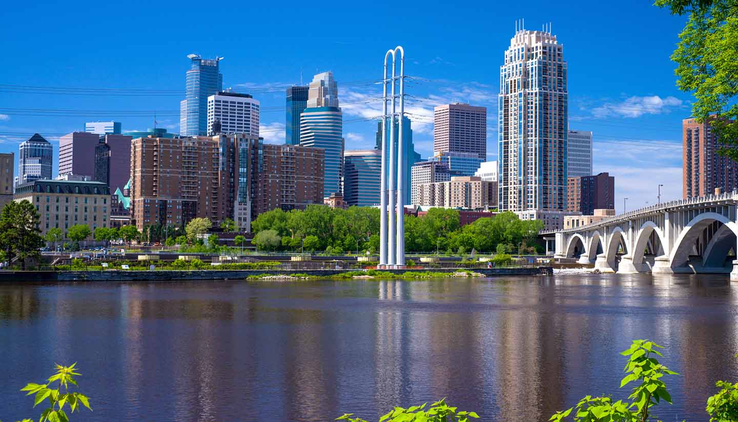 Minneapolis-St Paul - Minneapolis Skyline, USA